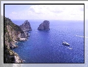 Capri, Łódz, Skały